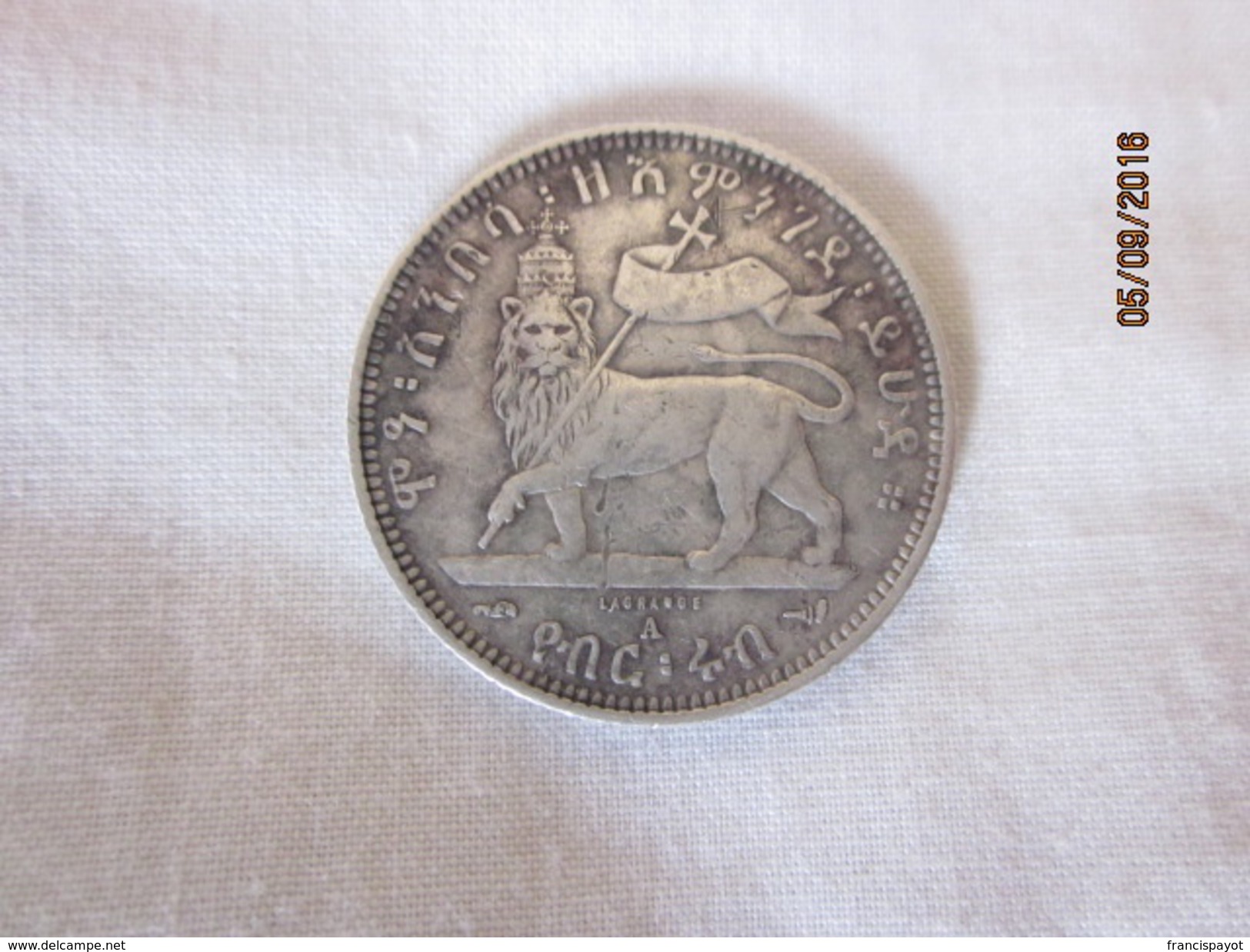 Rub 1/4 Birr 1895 EE - Ethiopie