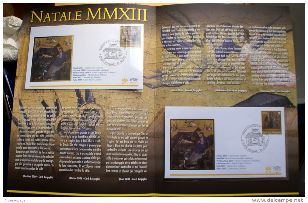 VATICAN 2013 - NATALE, VAVIDAD, NOEL, CHRISTMAS , OFFICIAL SPECIAL FOLDER NATALE MMXIII - Ungebraucht