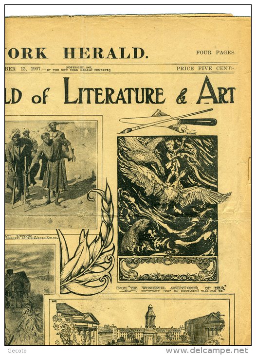 The New York Herald -  October 13  - 1907 - 1900-1949