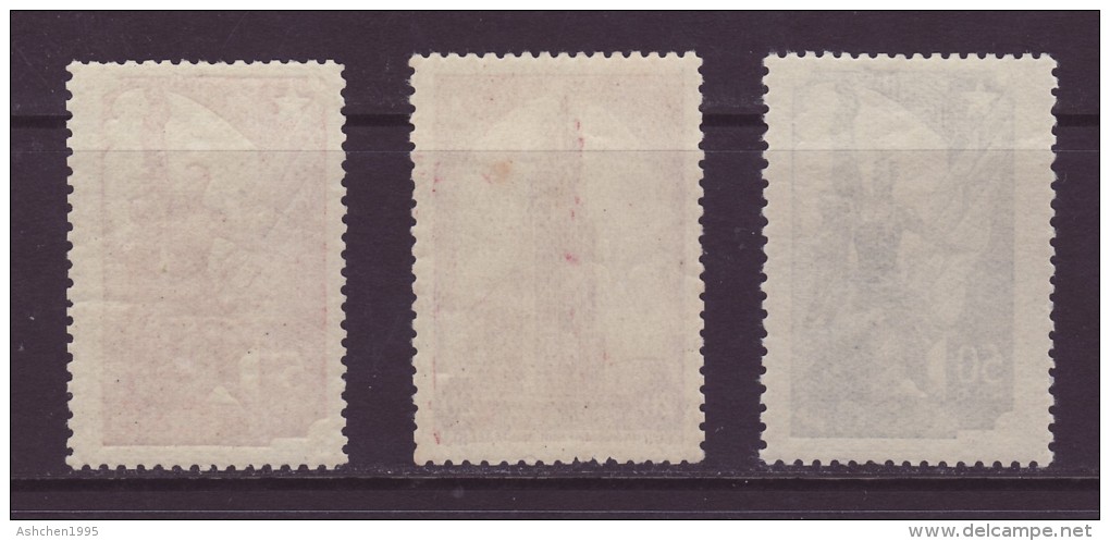 Russia 1938, Mi 581 - 583, USSR Participation In The1937 International Exposition At Paris - OG MNH ** - Ungebraucht