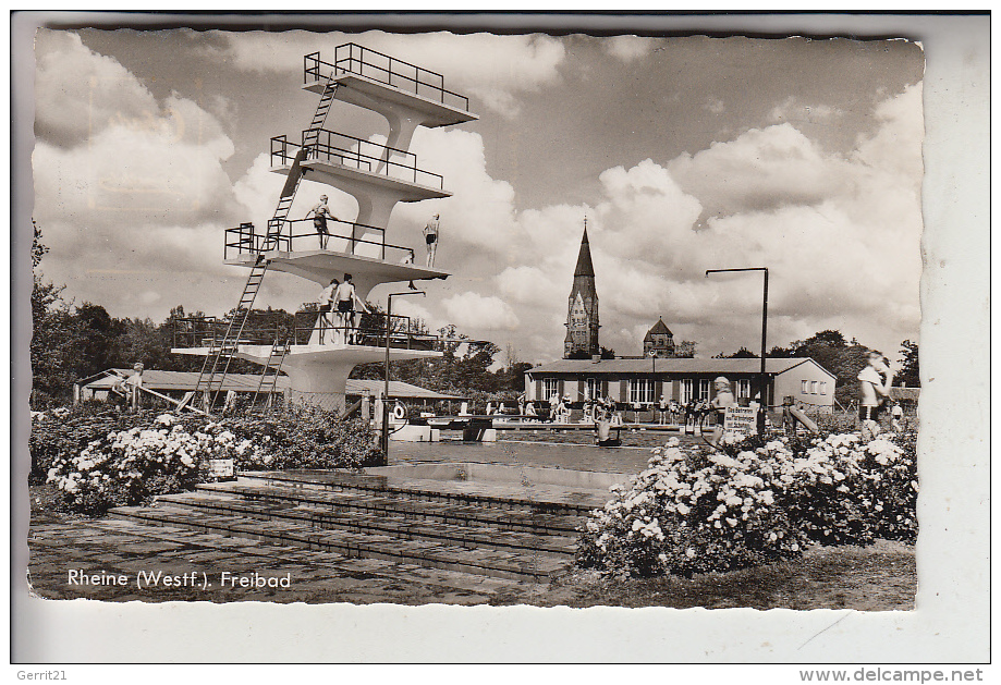 4440 RHEINE, Freibad, 1963 - Rheine