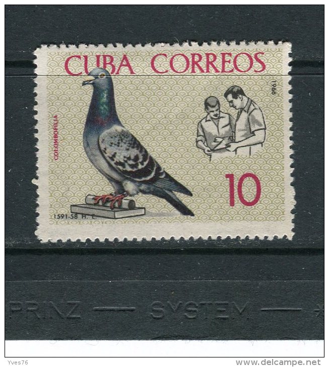 CUBA - Y&T N° 1021* - Colombophilie - Unused Stamps