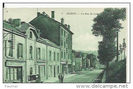 Rehon   La Rue De Longwy Avec Cfé Et Pub Biére De Longwy - Autres & Non Classés