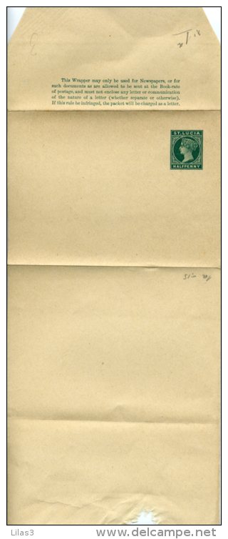 Entier Postal Bande Journal Victoria Halfpenny Vert Neuve Superbe - Swasiland (...-1967)