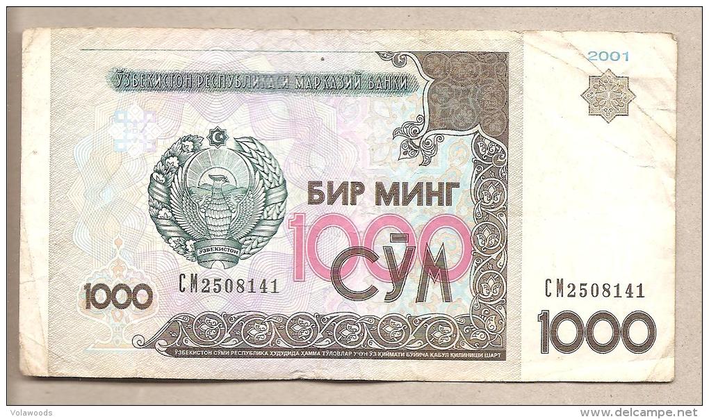 Uzbekistan - Banconota Circolata Da 1000 Som - 2001 - Usbekistan