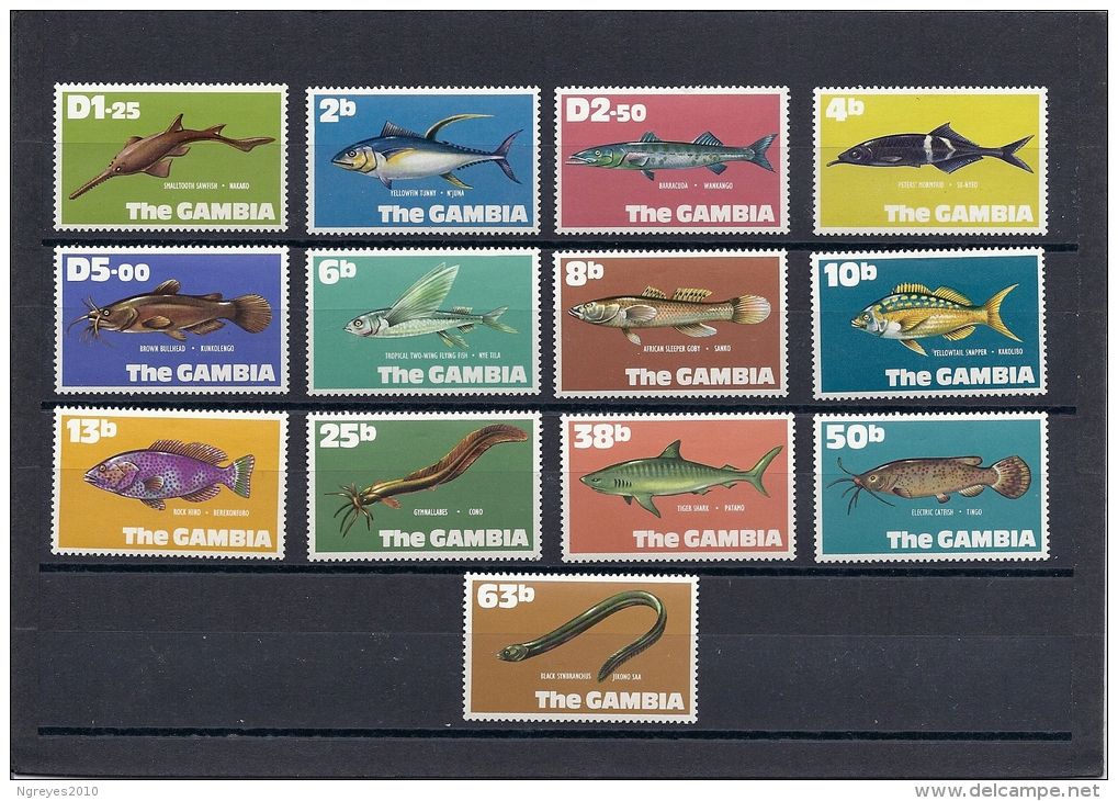 131008791   GAMBIA   YVERT    Nº   246/8  **/MNH - Gambie (1965-...)