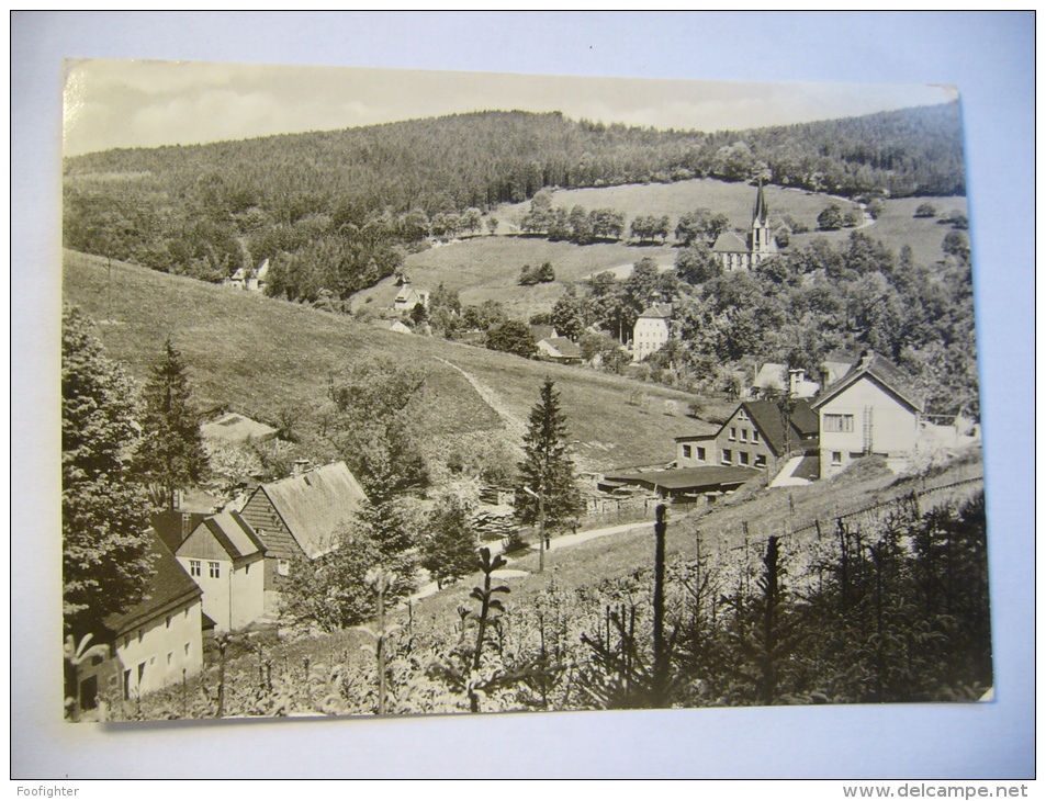 Germany: RECHENBERG - Bienenmühle (Kr. Brand-Erbisdorf) Blick Vom Trostgrund - 1980's Used - Rechenberg-Bienenmühle