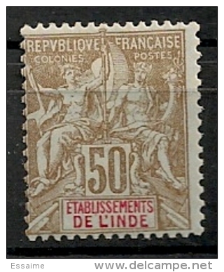 Inde. établissements Français Dans L'Inde. 1892. N° 9 Neuf * MH - Other & Unclassified