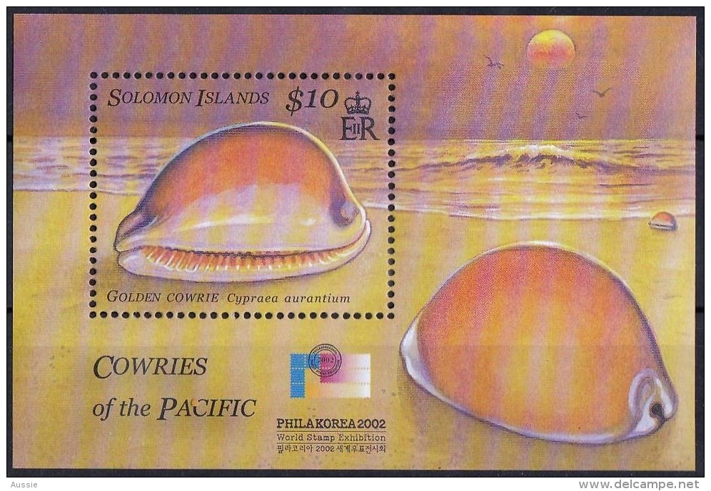 Solomon Salomon Islands  2002  Yvertn° Bloc 65 *** MNH Cote 6 Euro Shells Schelpen - Salomon (Iles 1978-...)