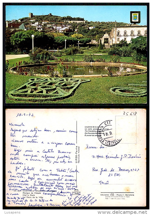 PORTUGAL COR 25618 - CASTELO BRANCO - Parque Da Cidade - Castelo Branco
