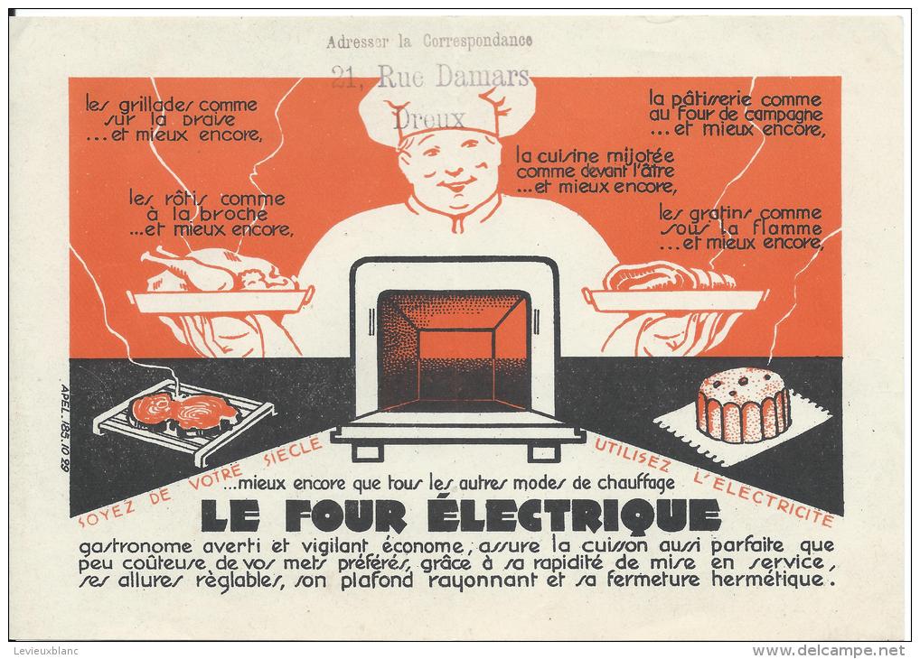 Le Four Electrique/appareil Ménager Pour Cuisiner/ DREUX/ Vers 1945-50 ?                 VP622 - Autres & Non Classés