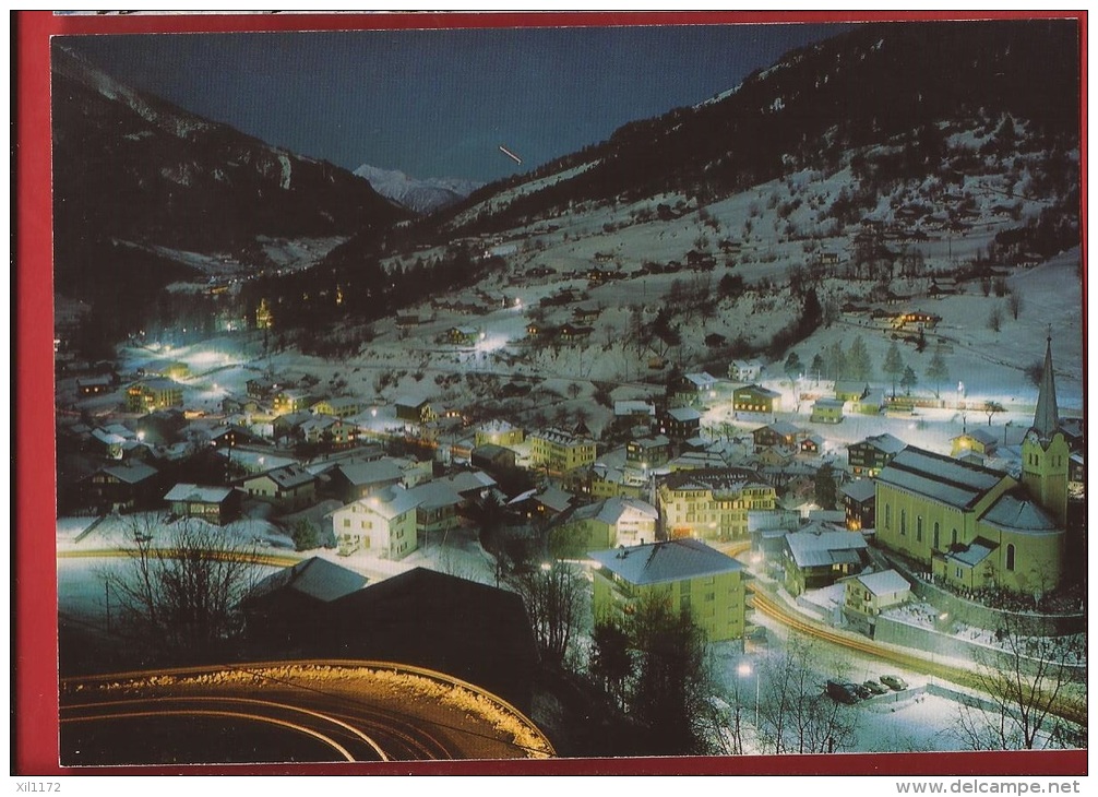 ACON-49 Goms Fiesch Bei Nacht, Weisshorn. Nicht Gelaufen. - Fiesch