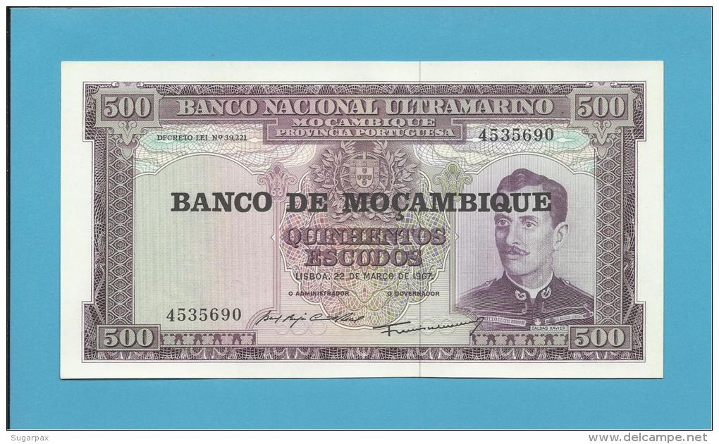 MOZAMBIQUE - 500 ESCUDOS - ND ( 1976 ) - UNC. - P 118 - CALDAS XAVIER - Mozambique