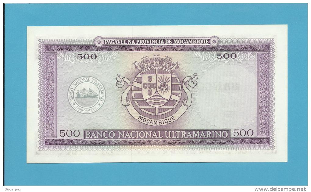 MOZAMBIQUE - 500 ESCUDOS - ND ( 1976 ) - UNC. - P 118 - CALDAS XAVIER - Moçambique