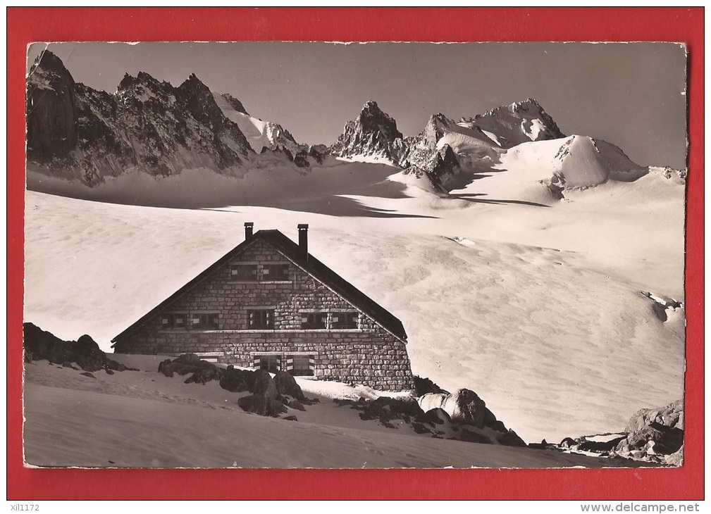 AREFU-04 Cabane Du Trient, Chardonnet. Cachet Zermatt 1959 - Trient