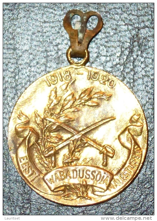 Estland Estonia Estonie 1918-1920 Medal Liberation War Freiheitskrieg (without Ribbon) - Estonie