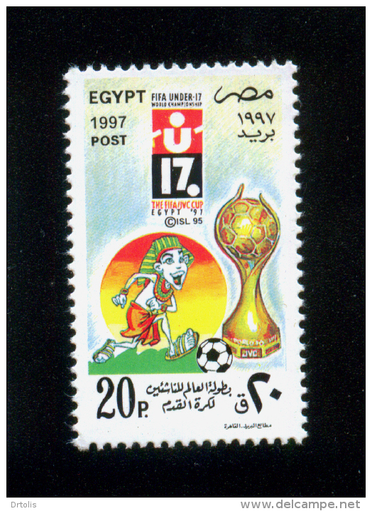 EGYPT / 1997 / SPORT / FIFA / FOOTBALL / UNDER-17 FOOTBALL WORLD CHAMPIONSHIP / MNH / VF - Unused Stamps