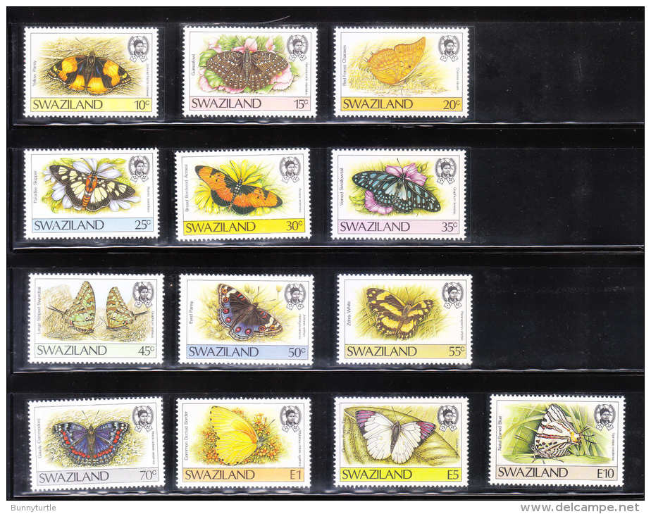 Swaziland 1987 Butterflies Definitive Set MNH - Swaziland (1968-...)