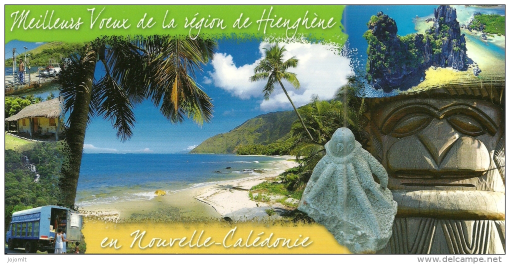Nouvelle Calédonie New Caledonia (Q) CPM Neuve Panoramic Unused Postcard Petroglyphes N°8 - Neukaledonien