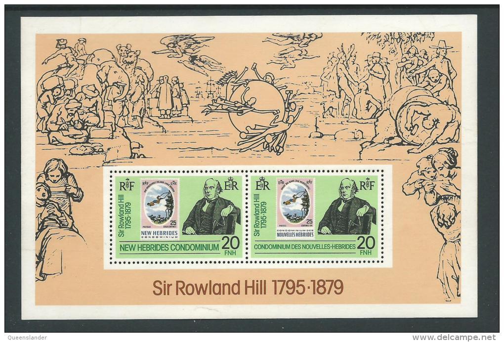 1979 Joint Issue Mini Sheet  Sir Rowland Hill 1795-1879 2 X 20 FNH In Mini Sheet MUH - Nuevos