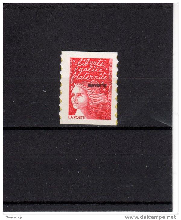 MAYOTTE  -- N° Y& T  61A ** - - Autocollant Issu Du Carnet C61A - Unused Stamps