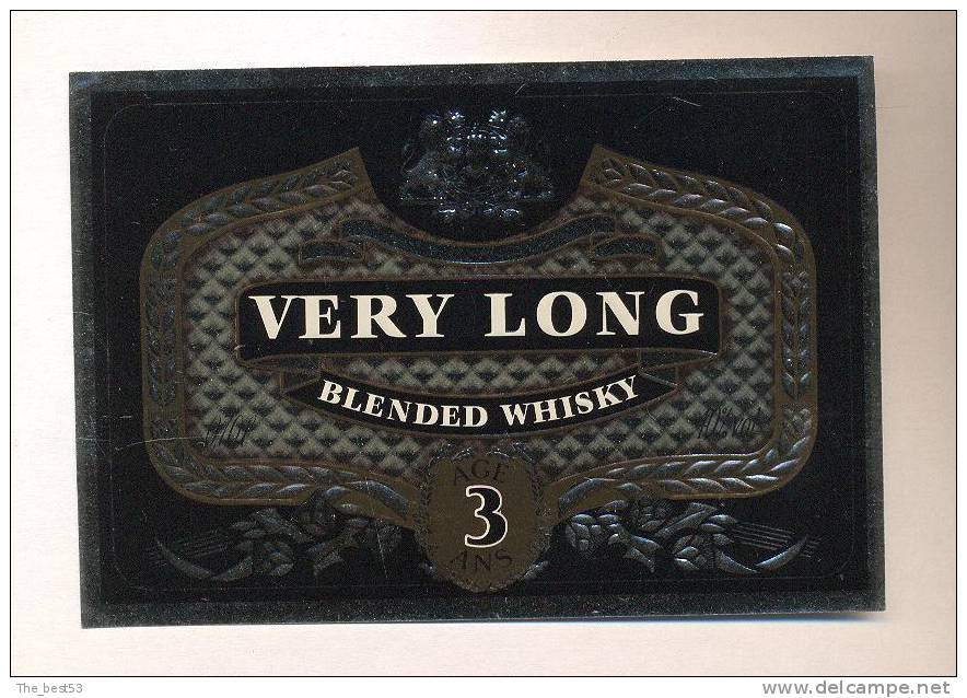 Etiquette De   Whisky -   Very Long  - - Whisky