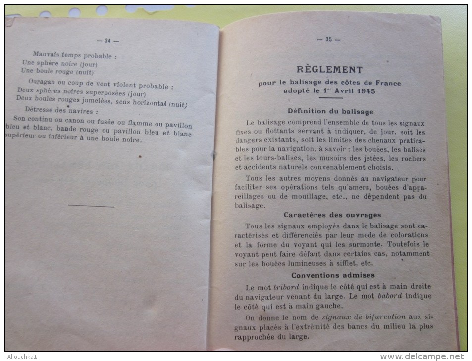 1953- Marées de la baie de Saint-Malo-correction pour Cancale, Jersey, Granville etc. renseignements maritime nombreux