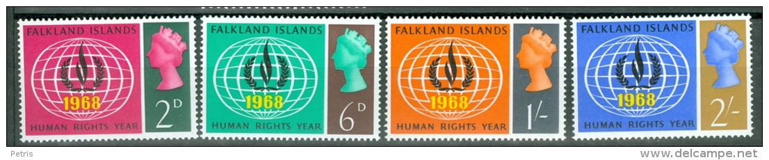 Falkland 1968 Human Rights Year MNH** - Lot. 2131 - Falkland