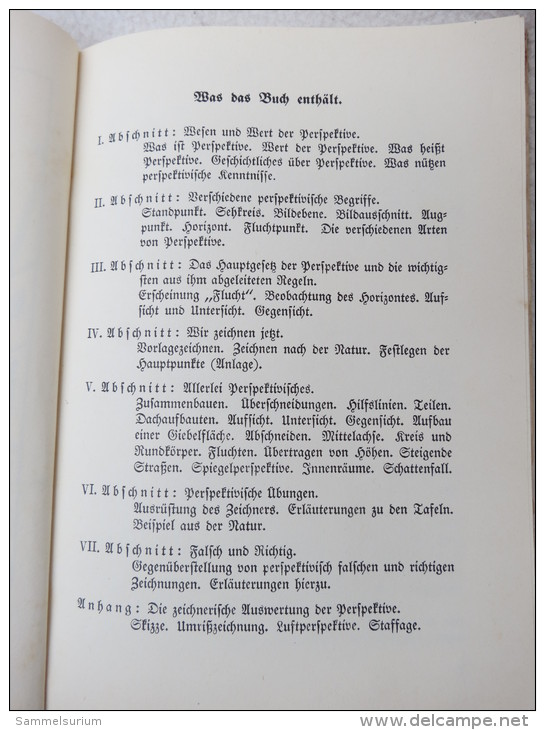 A. Gruber "Perspektive Nach Der Natur" Um 1930/40 - Grafismo & Diseño