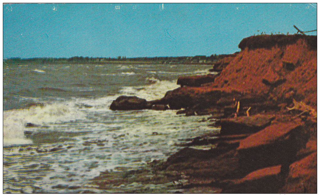 Rich Red Soil & Surf On The Shores Of P.E.I., Canada , PU-1957 - Other & Unclassified