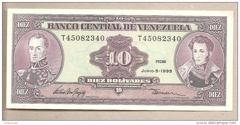 Venezuela - Banconota Non Circolata Da 10 Bolivares - 1995 - Venezuela
