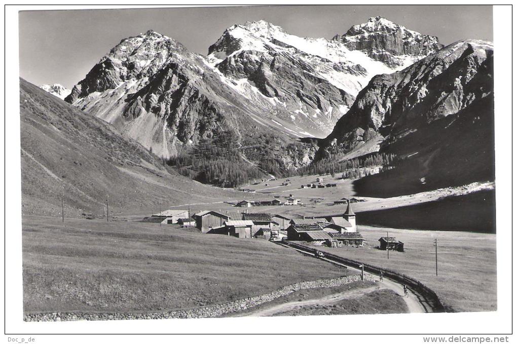 Schweiz - Davos - Sertig Dörfli Mit Mittagshorn Plattenhorn U. Hochducan - Graubünden - Davos