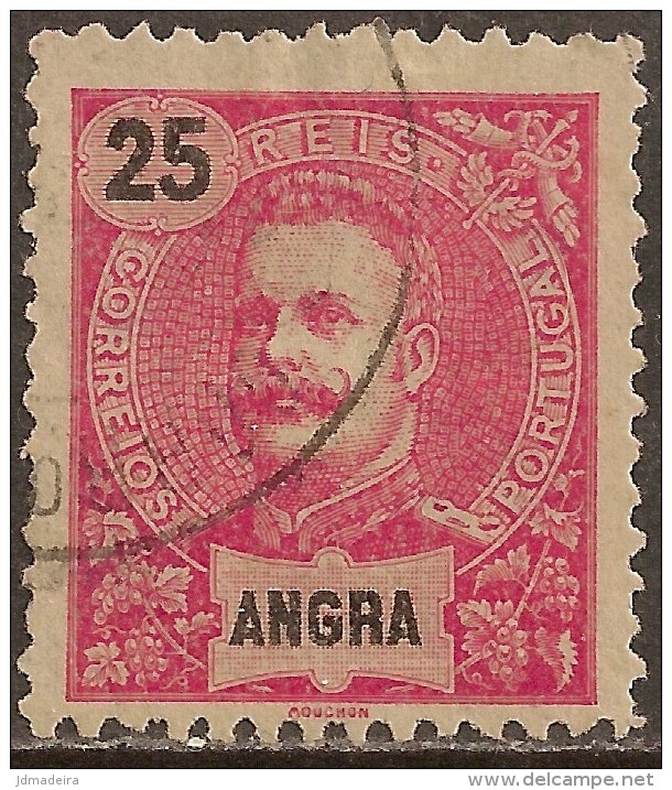 Angra - 1898 King Carlos 25 Réis - Angra