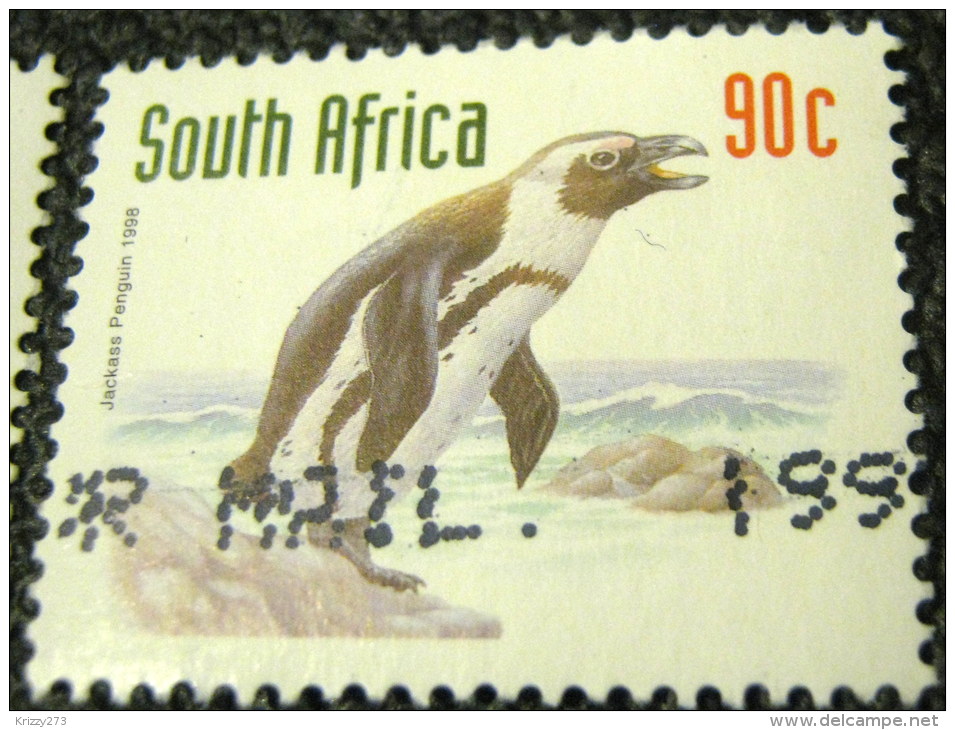 South Africa 1998 Jackass Penguin 90c - Used - Oblitérés