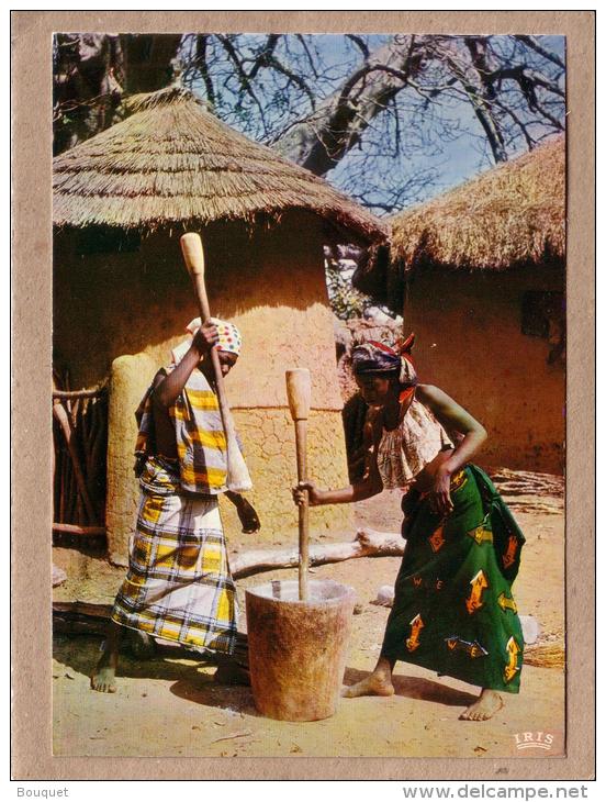 AFRIQUE EN COULEURS - CPM - 5019 - PREPARATION DU REPAS - FEMME - éditeur IRIS - Unclassified