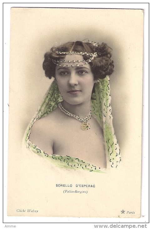 Vintage Postcard   *   Sorello D'Esperac (Folies Bergère) - Künstler