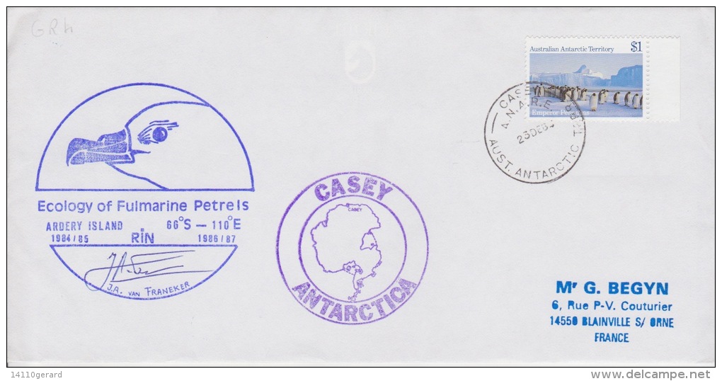 Plis  Australie Antarctica Base Casey 23-12-1986 - Antarctic Wildlife