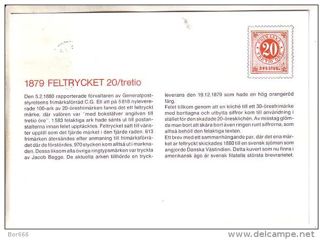 GOOD SWEDEN Postcard With Original Stamp 1974 - Postal History - Ganzsachen
