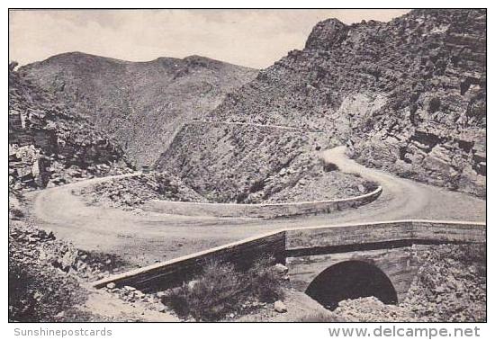 Arizona Phoenix Horseshoe Curve Phoenix Globe Highway Albertype - Phoenix