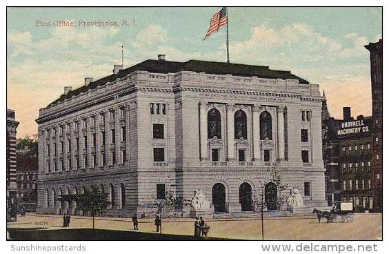 Rhode Island Providence Post Office 1915 - Providence