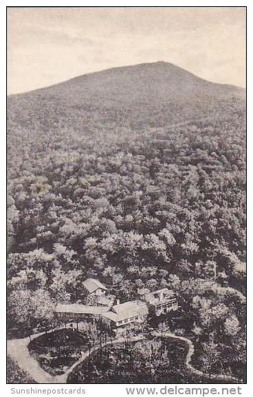 Vermont Rutland  Long Trail Lodge Of The Green Mountain Club And Pico Peak From Deer Leap Sherburne Pass Albertype - Rutland