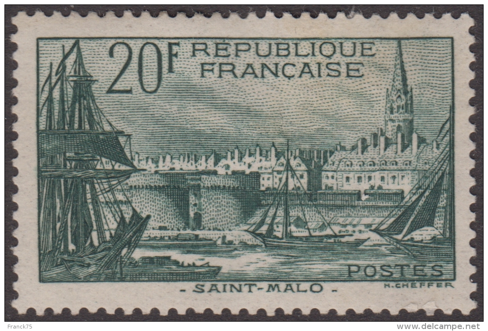 20Fr Saint -Malo Neuf * TB ( Y&T N° 394, Cote 45€) - Unused Stamps