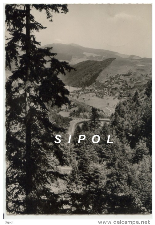 Urbès -  Avec Vue Sur Le Grand Tournant Du Col De Bussang  Voyagé En1955 BE - Col De Bussang