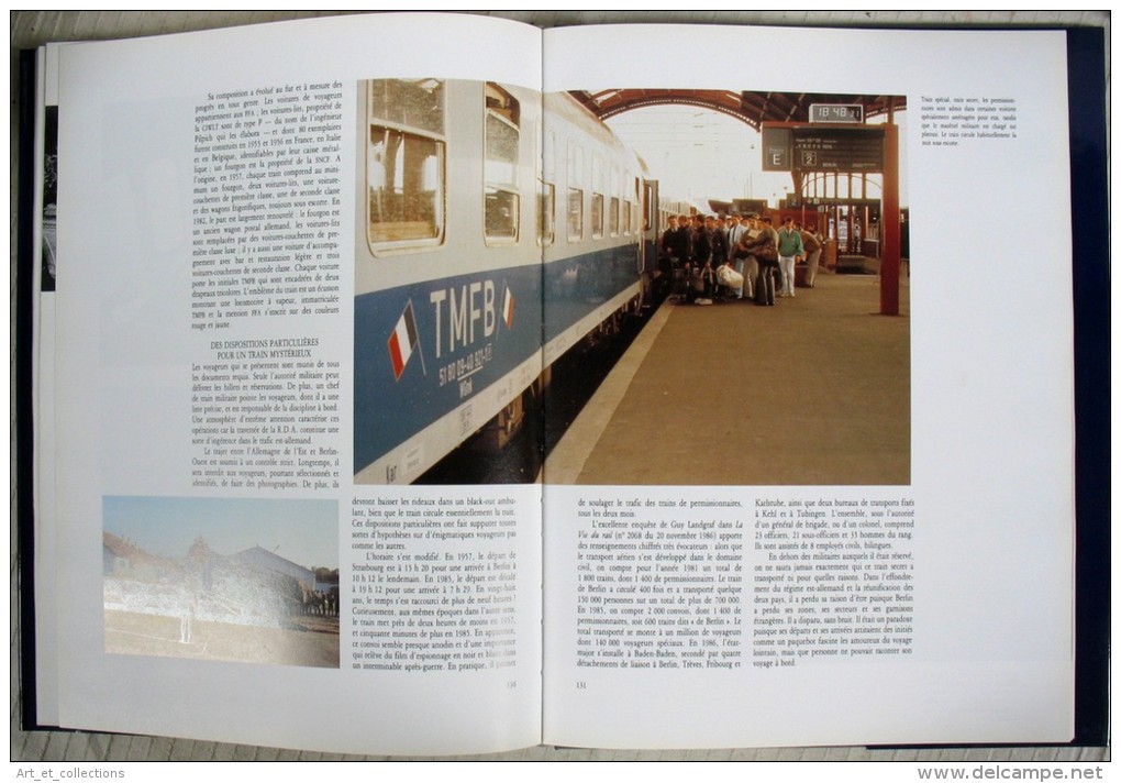 Les Trains des Rois & Présidents / Dédicace de l’auteur Jean-Paul Caracalla / Éditions Denoël 1992