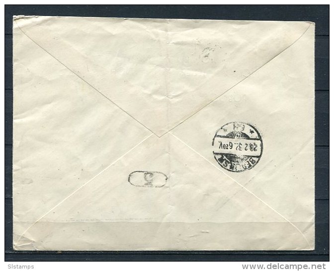 Chechoslovakia 1932 Express  Cover Karlin Berlin - Covers & Documents