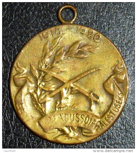 Estland Estonia Estonie 1918-1920 Medal Liberation War Freiheitskrieg (without Ribbon) - Russia