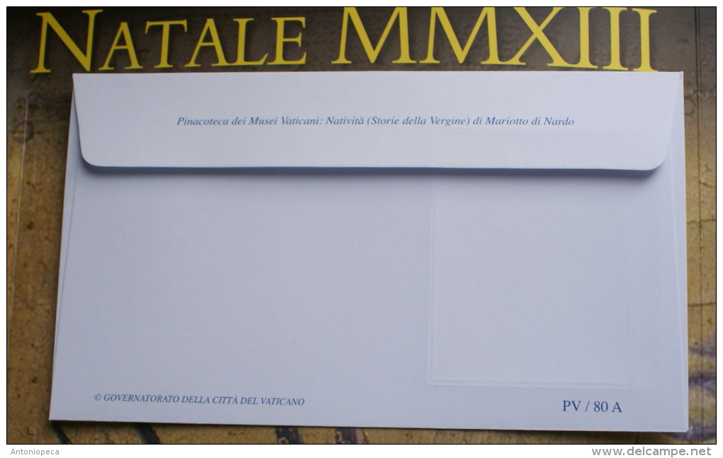 VATICAN 2013 - NATALE, VAVIDAD, NOEL, CHRISTMAS , OFFICIAL SPECIAL FOLDER NATALE MMXIII