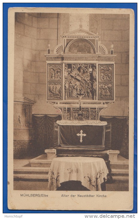 Deutschland; Mühlberg Elbe; Altar Der Neustädter Kirche - Muehlberg