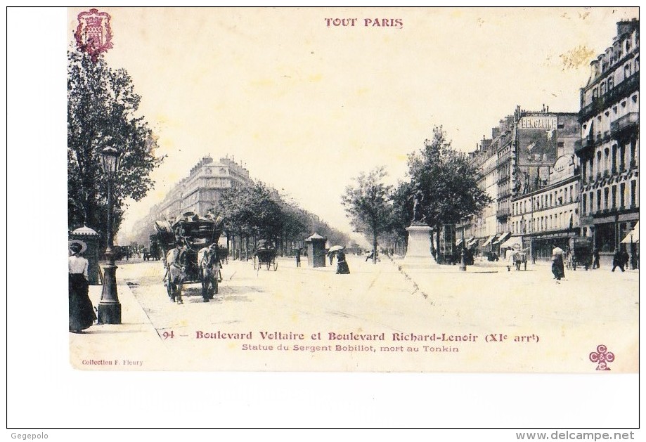 TOUT PARIS - Boulevard Voltaire Et Richard Lenoir - Distretto: 11