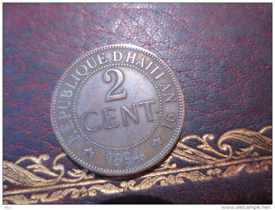 HAITI - 2 CENT 1894- SUP+ VOIR PHOTOS - Haití